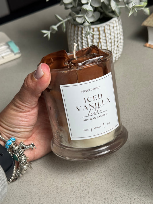 Iced Vanilla Latte Candle