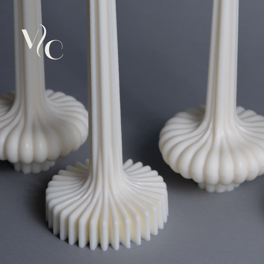 Classic Elegance Table Candle Set of 2