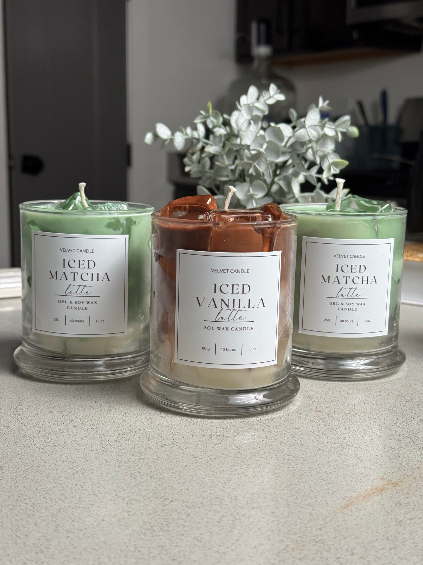 Iced Vanilla Latte Candle