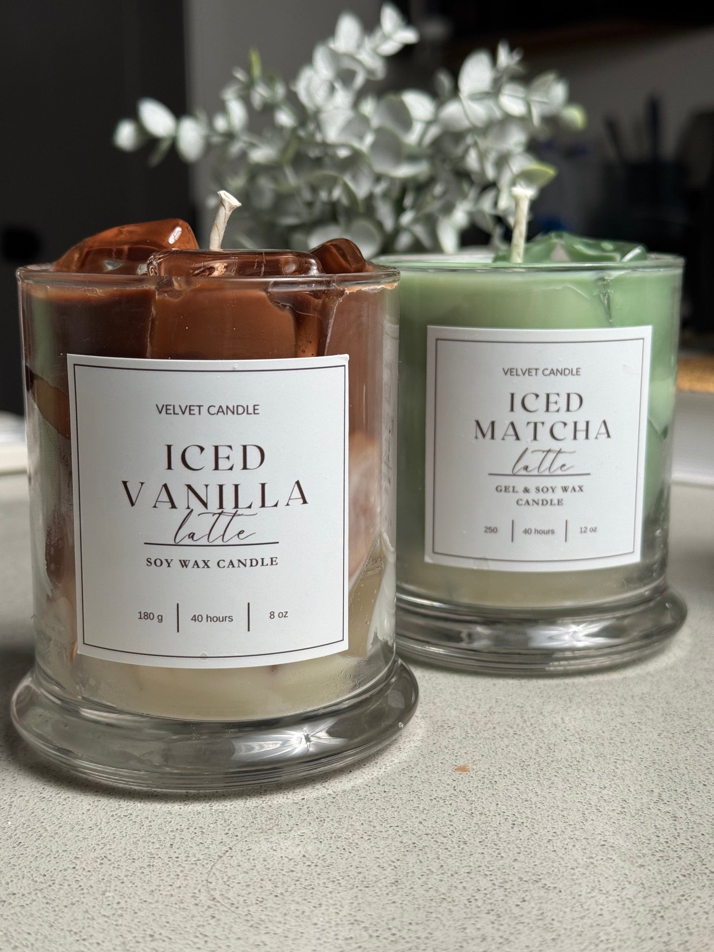 Iced Vanilla Latte Candle