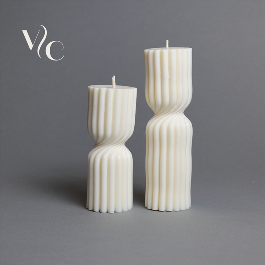 Twist Pillar Candle