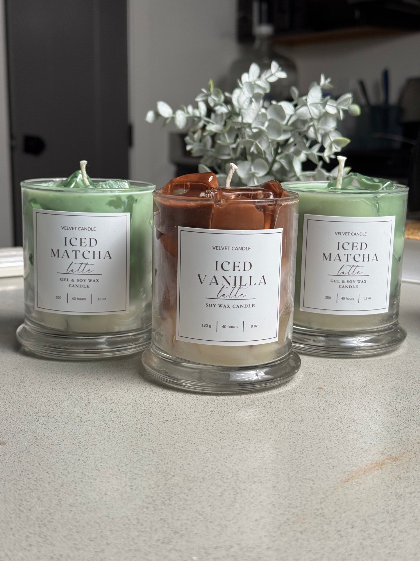 Iced Vanilla Latte Candle