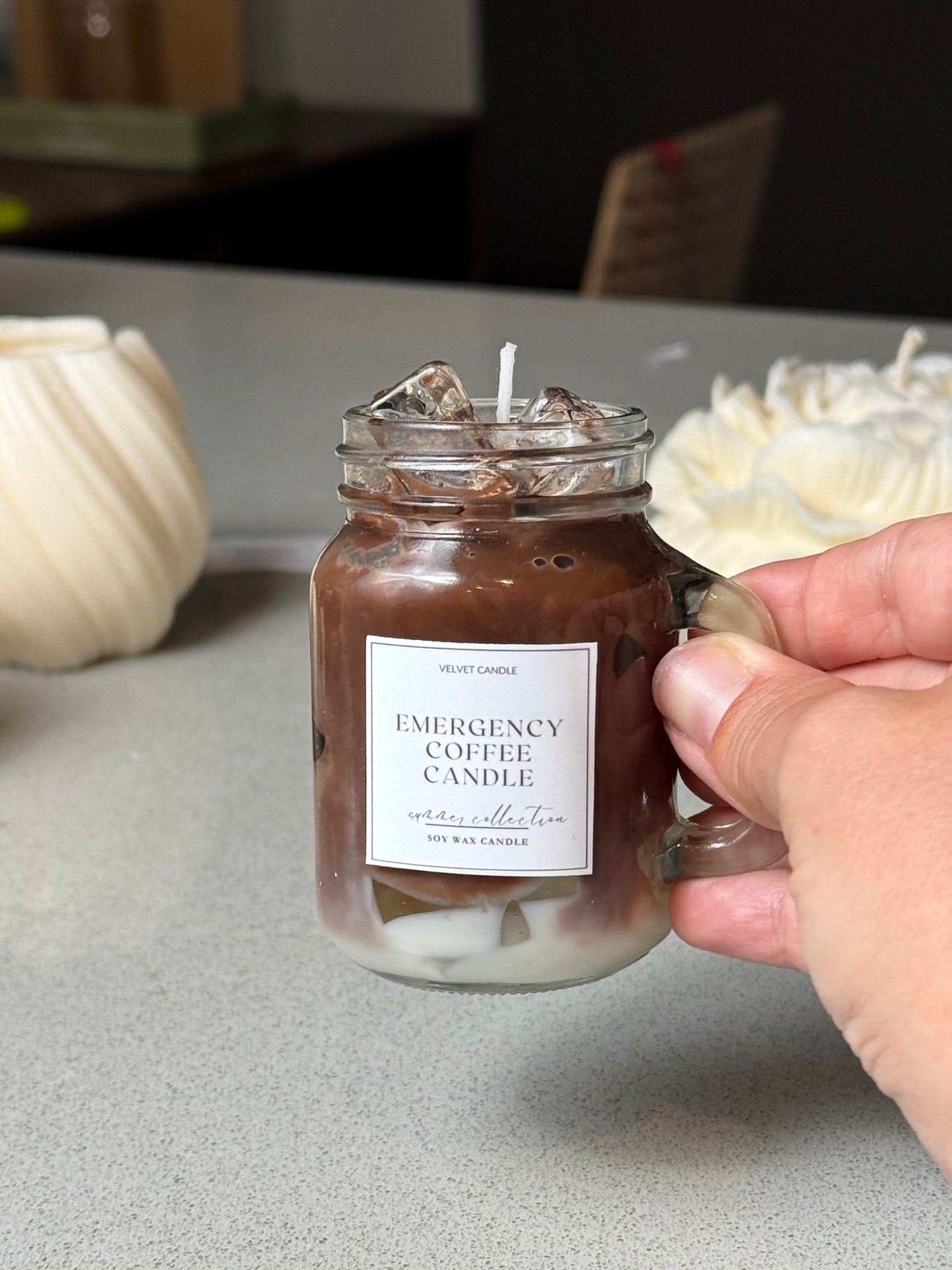 Mini Iced Vanilla Latte Candle - 4 oz
