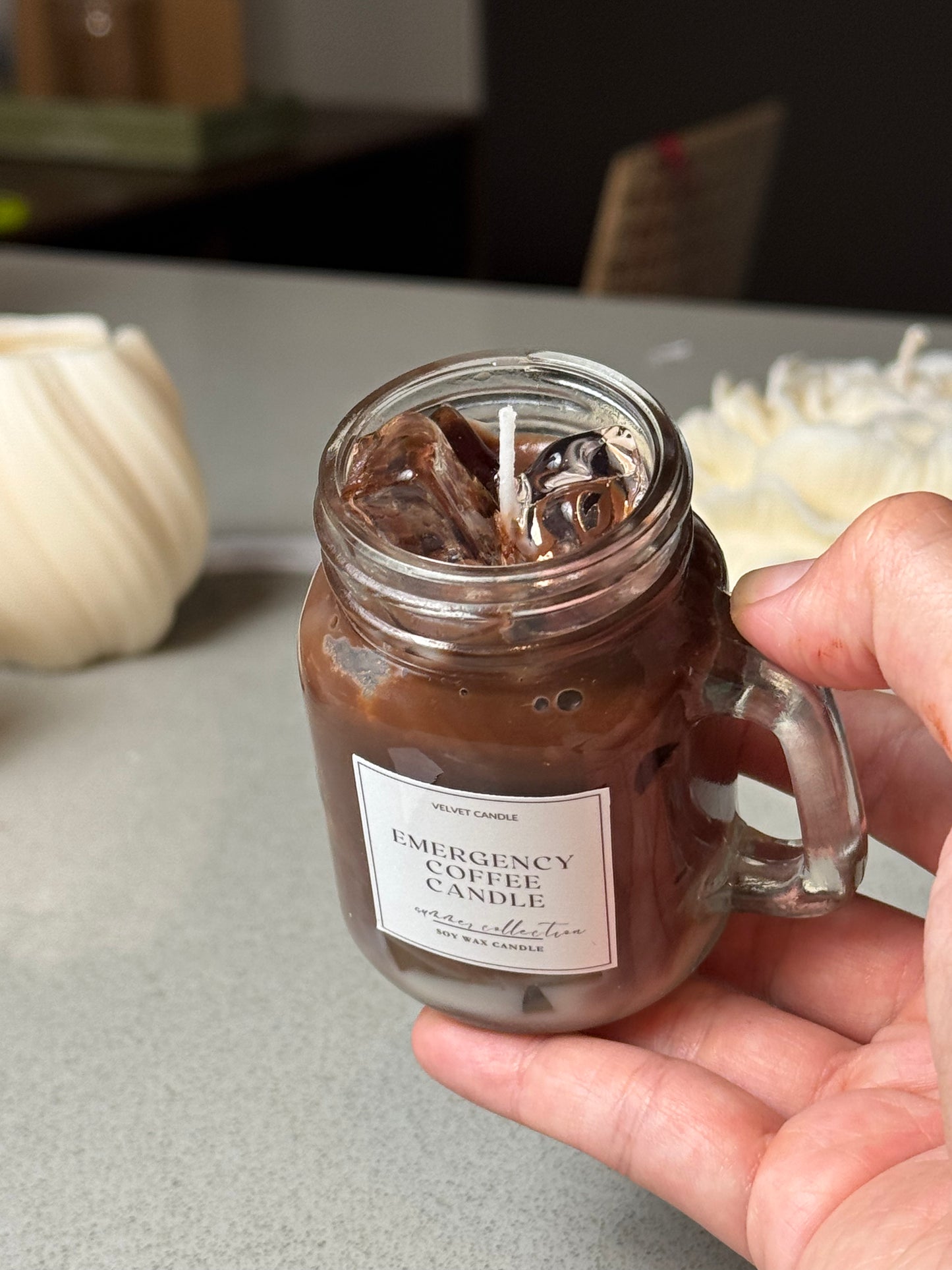Mini Iced Vanilla Latte Candle - 4 oz