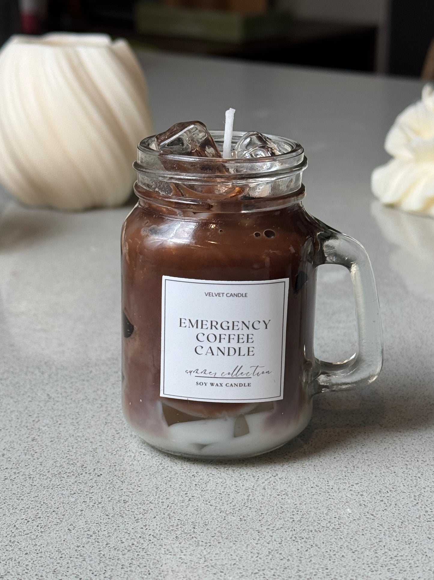 Mini Iced Vanilla Latte Candle - 4 oz
