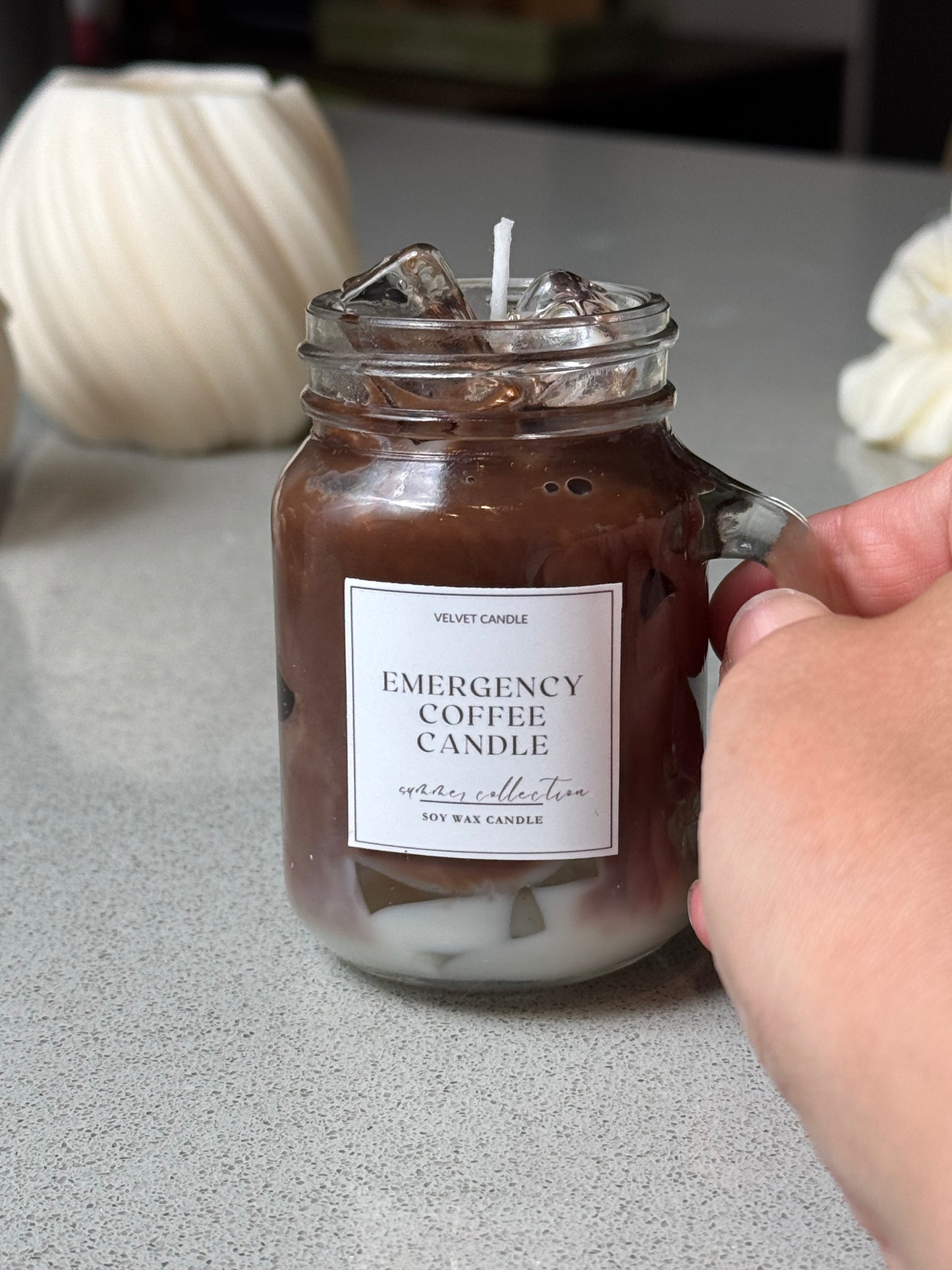 Mini Iced Vanilla Latte Candle - 4 oz