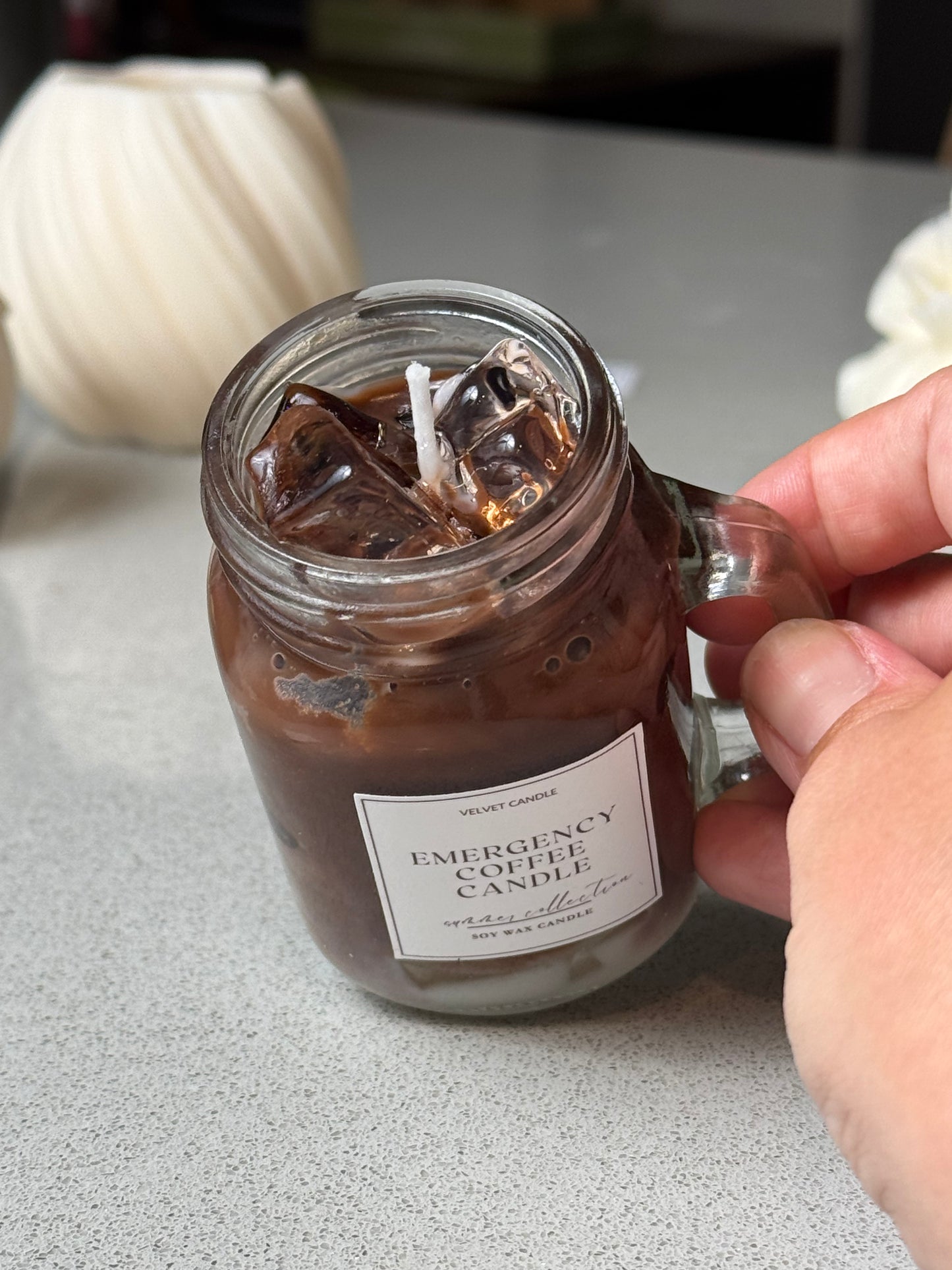 Mini Iced Vanilla Latte Candle - 4 oz
