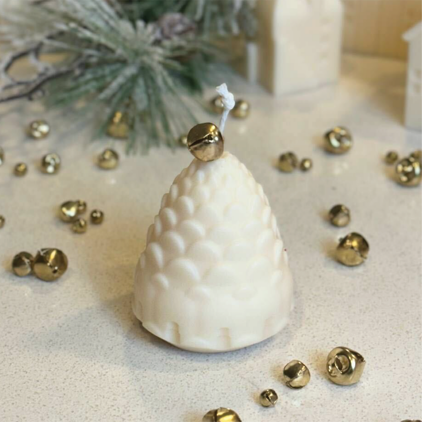 Pinecone candle, Christmas Tree Candle, small mini candle, Table Candle, Pine Tree Candle, Christmas Gift, new year decoration