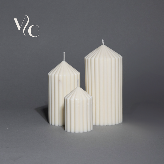 Classic Pillar Candle Set of 3