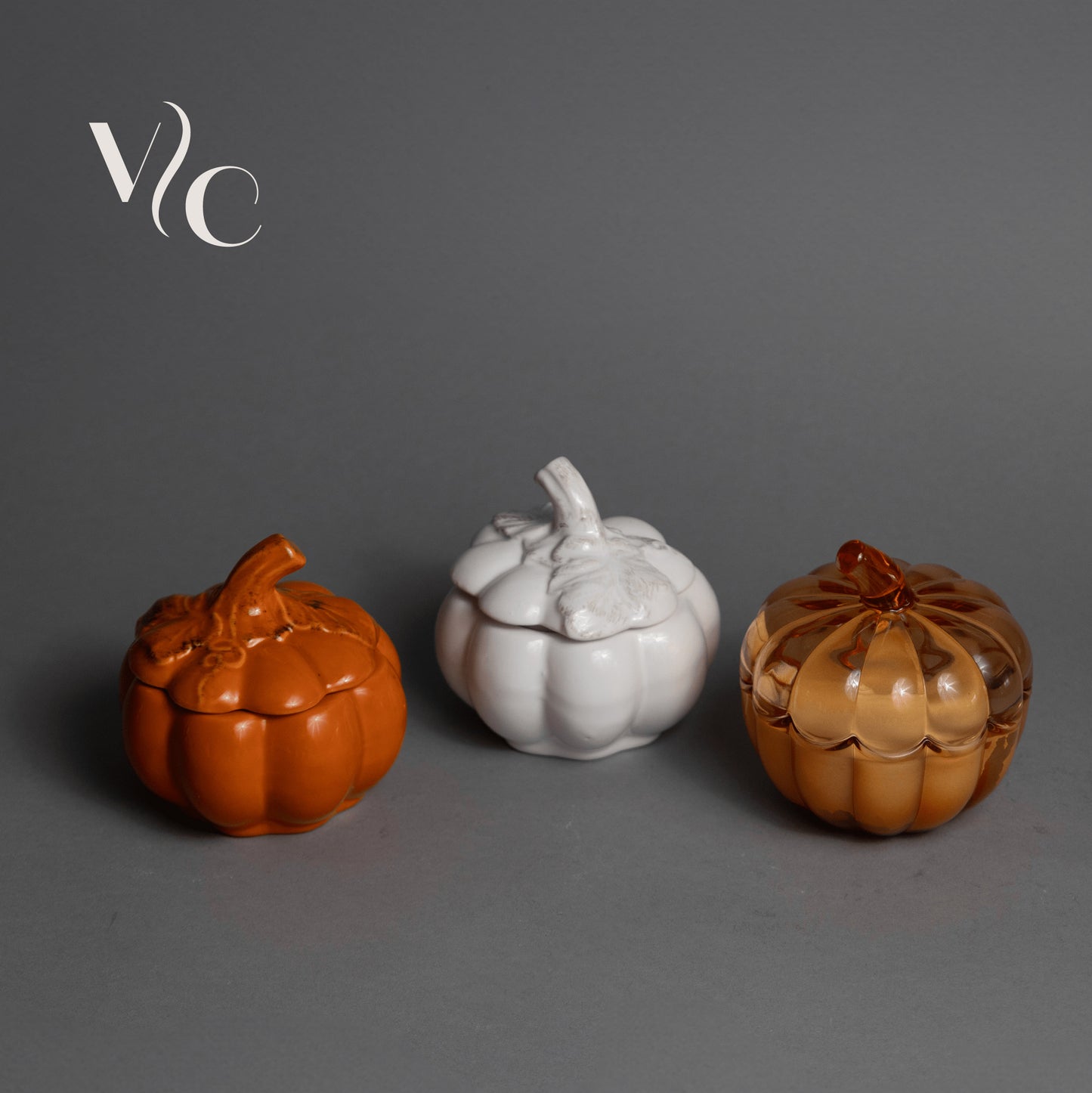 Harvest Pumpkin (White) Soy Wax Candle