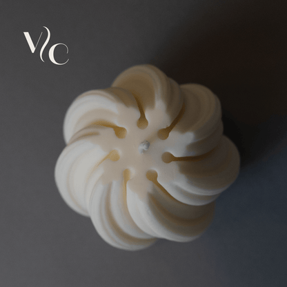 Small Wave Swirl Soy Wax Candle