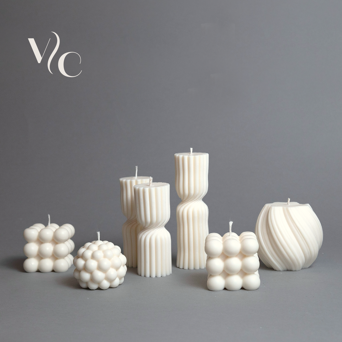 Twist Pillar Candle
