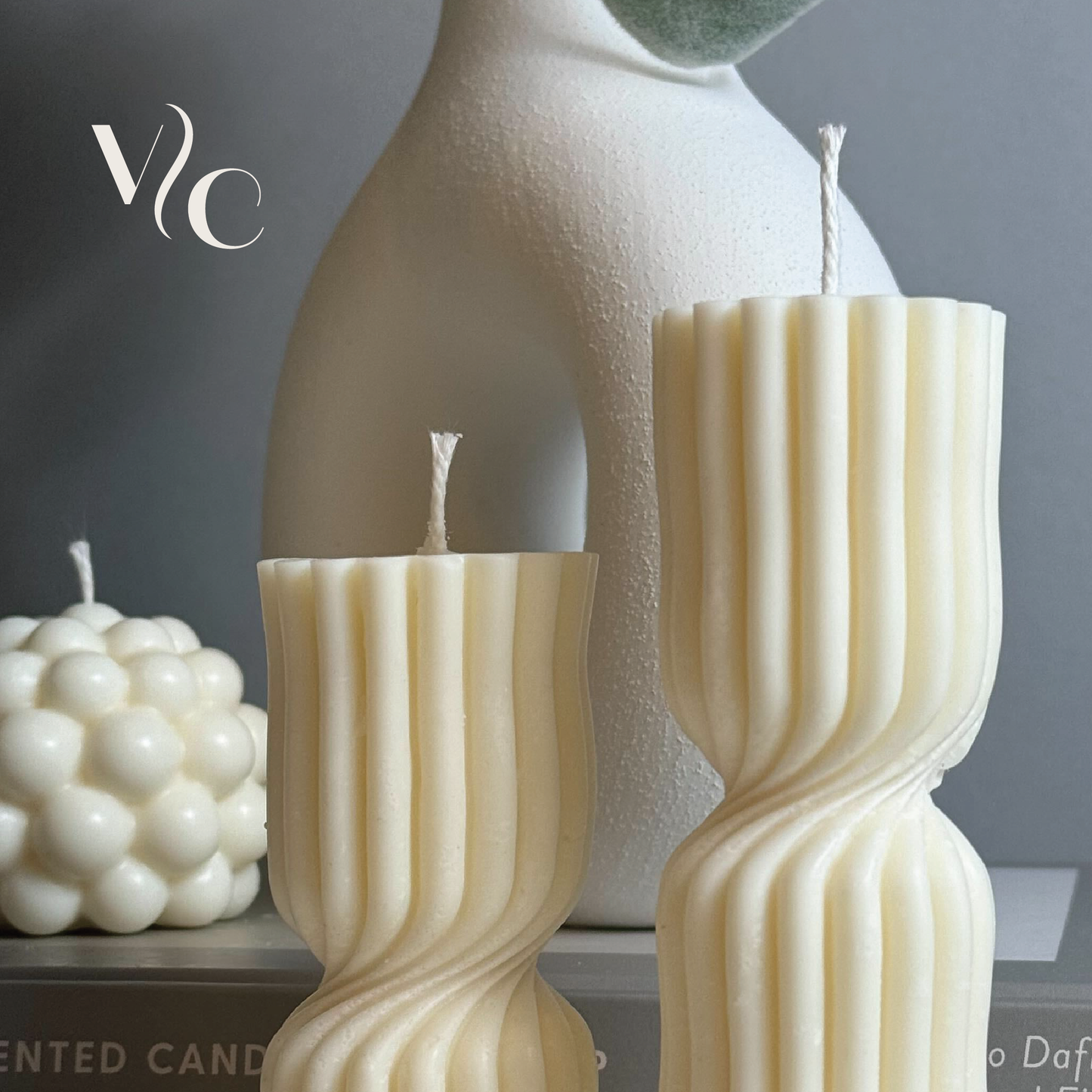 Twist Pillar Candle
