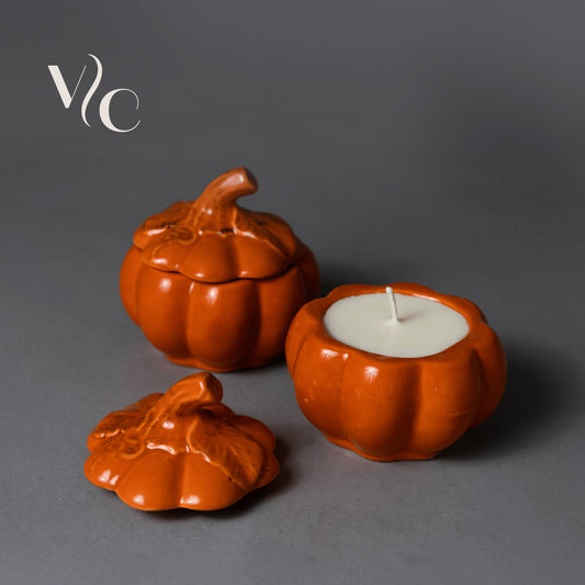 Harvest Pumpkin (Orange) Soy Wax Candle