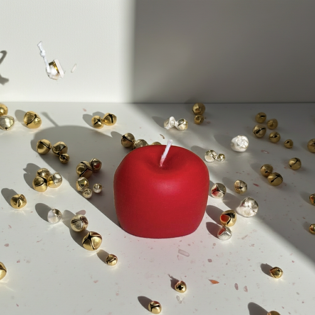Red Apple Mini Soy Wax Candle