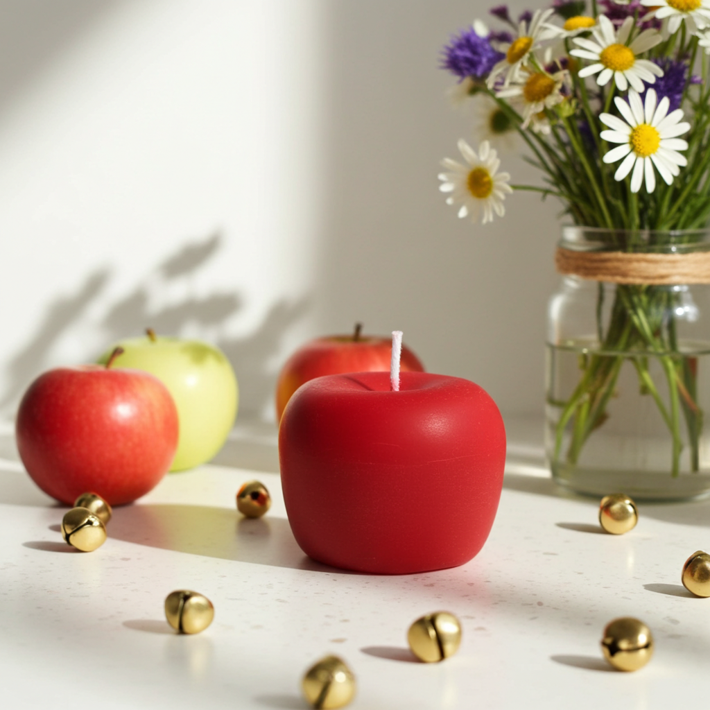 Red Apple Mini Soy Wax Candle