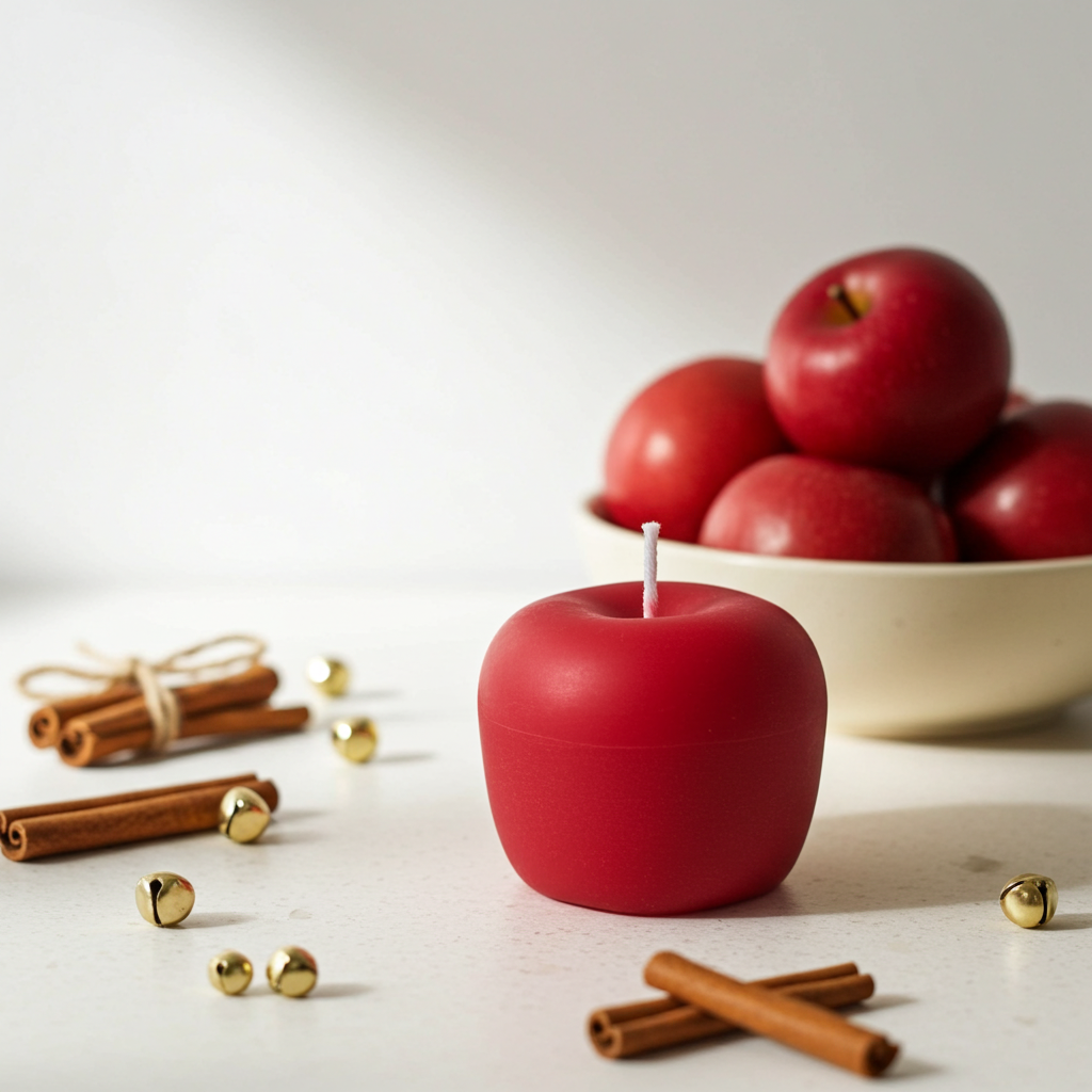 Red Apple Mini Soy Wax Candle
