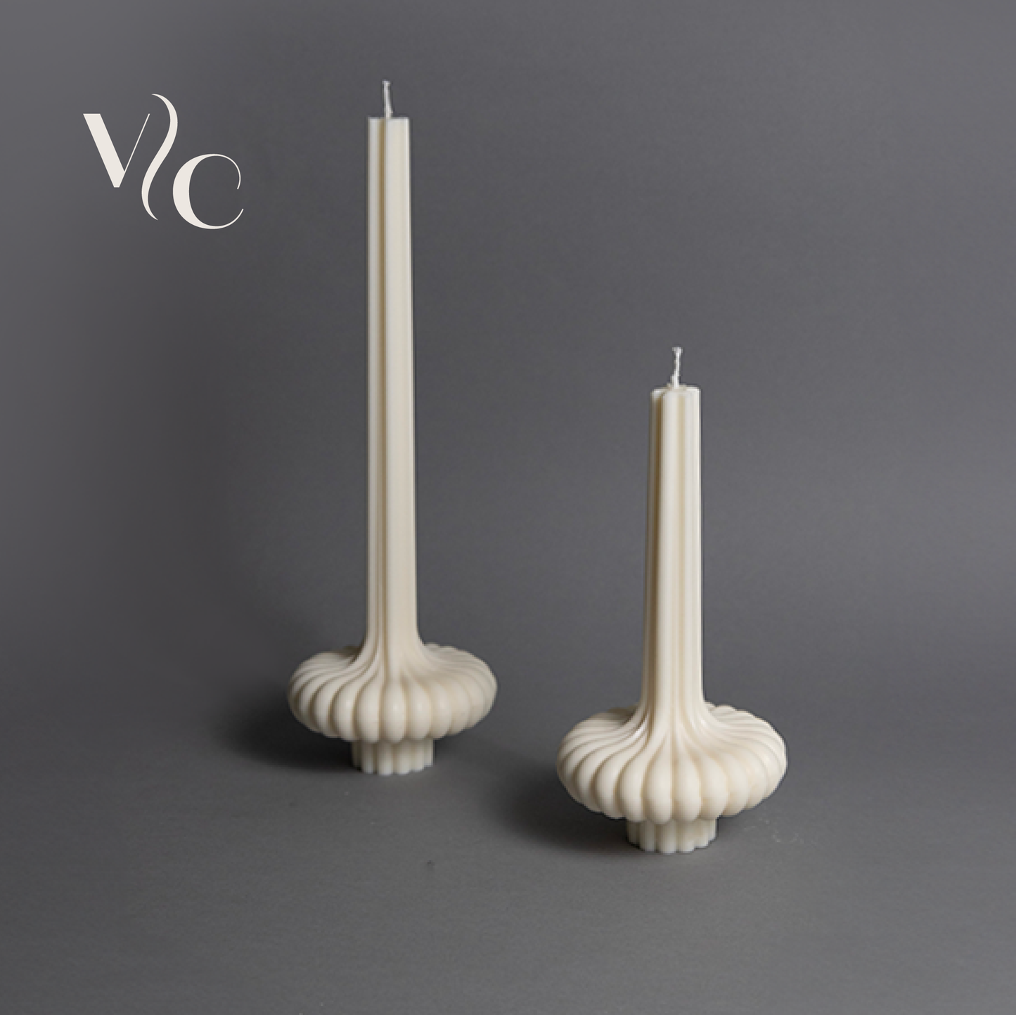 Classic Elegance Table Candle Set of 2