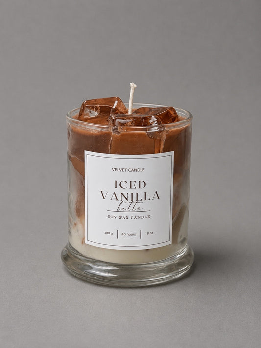Iced Vanilla Latte Candle