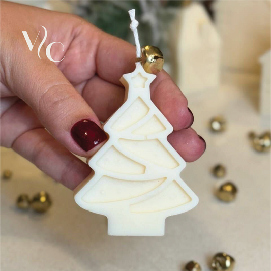 Christmas Tree Candle, small mini candle, Home Decor, Table Candle, Pillar Candle, Christmas Gift, new year decoration