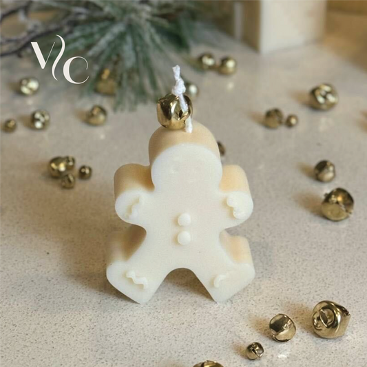 Gingerbread Man Soy Wax Candle, Christmas Candle, Aesthetic, Minimalist, Home DecorAdd a Touch of Warmth with Our Red Apple Soy Wax Cand