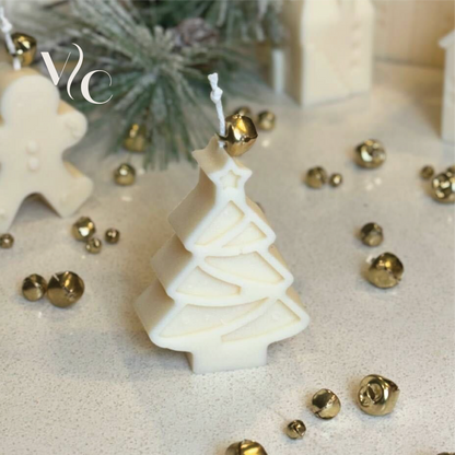 Christmas Tree Candle, small mini candle, Home Decor, Table Candle, Pillar Candle, Christmas Gift, new year decoration