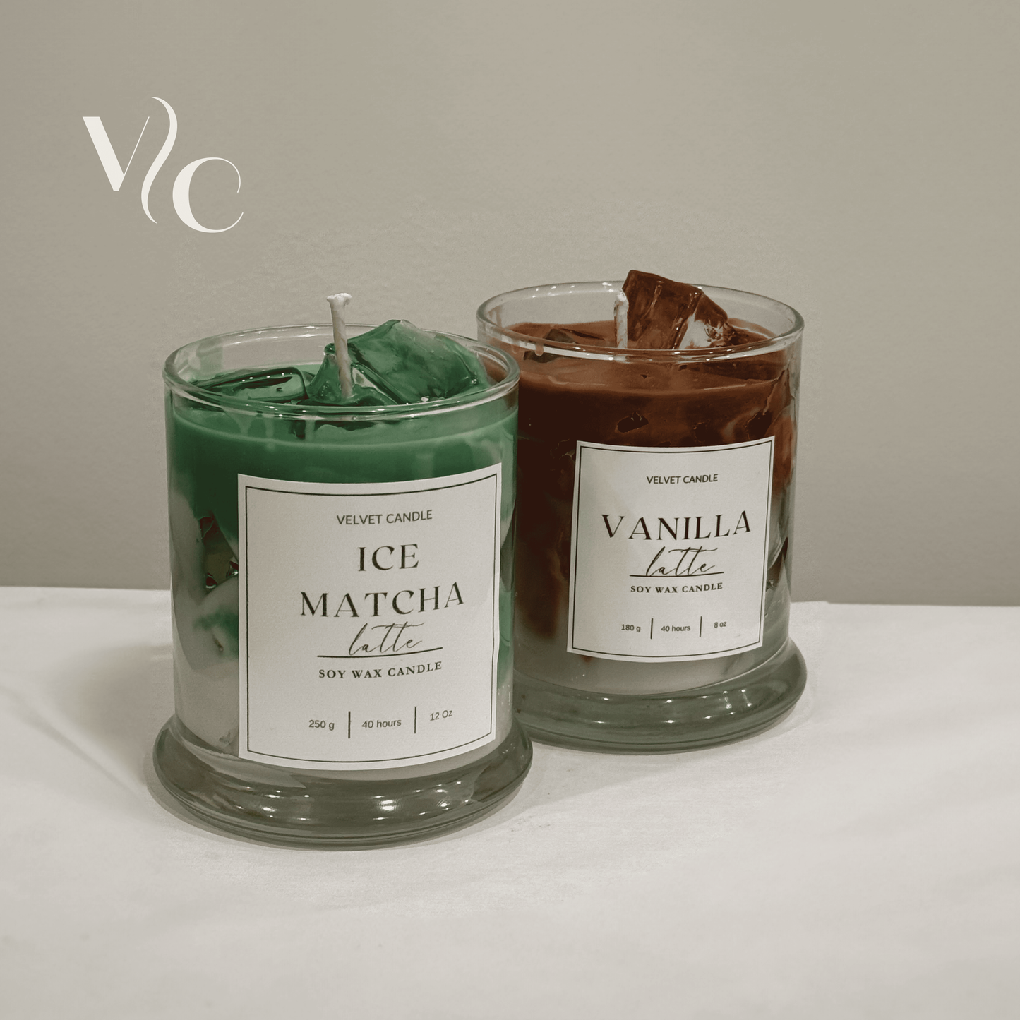 Iced Vanilla Latte Candle